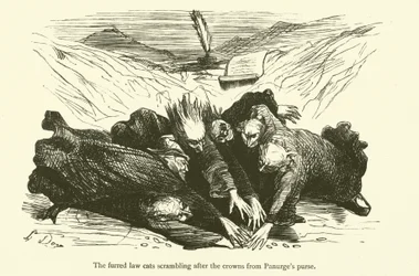 Illustration for the works of Rabelais